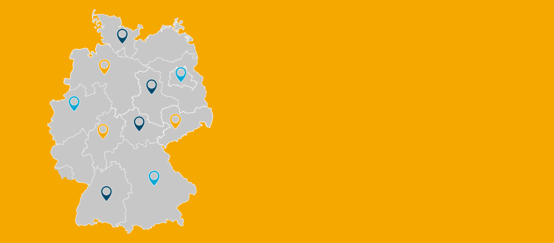 Deutschlandkarte Beratungsatlas