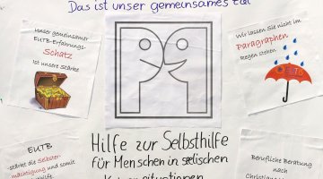 Poster EUTB® Angebot Aachen auf Schulungsveranstaltung