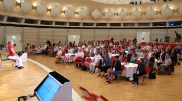 Barrierefreies Yoga auf Schulungsveranstaltung