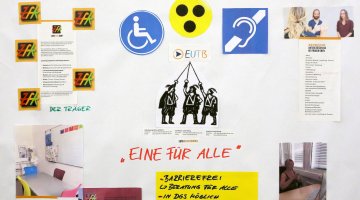 Poster EUTB® Angebot ZFK e. V. auf Schulungsveranstaltung